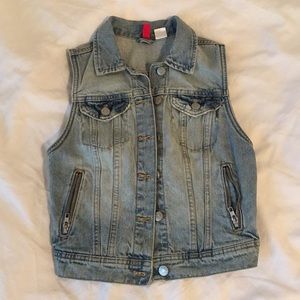 H&M denim vest